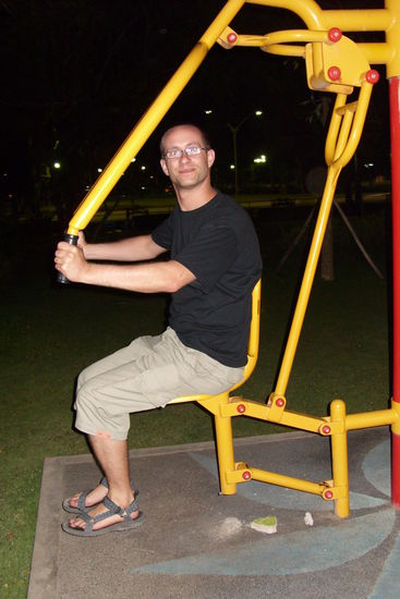 "Open Air Fitness Studio"