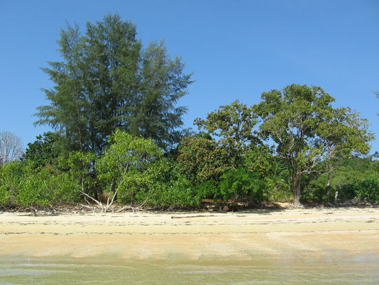 Einsamer Strand zum chillen