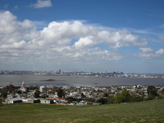 Blick auf Montevideo vom Cerro