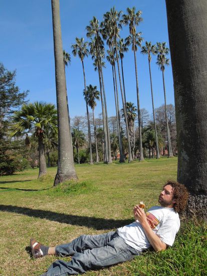 Siesta im Botanischen Garten