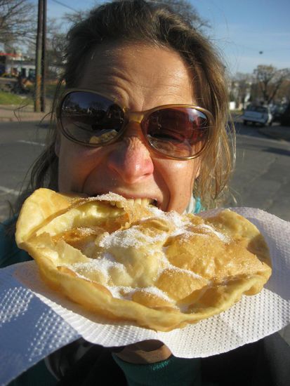 Torta fritta = Fasnachtschüechli in XXL