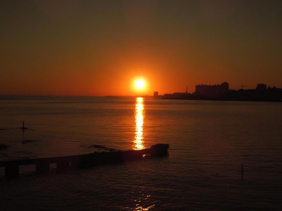 Atardecer am "Hausstrand"