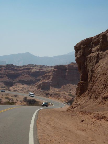 Felsformationen am Wegesrand