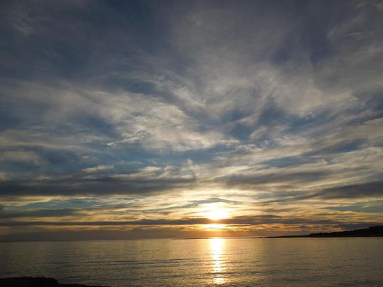 Sonnenuntergang beim Punta Pardelas