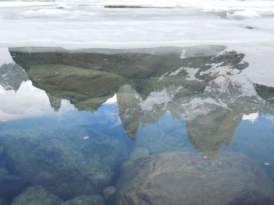 Wunderschöne Spiegelung in der Laguna
