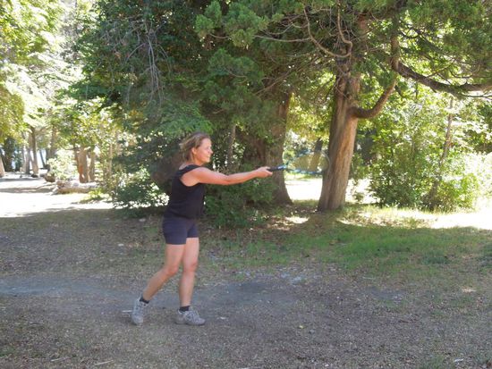 ... lässige "Grafsche Vorhand"