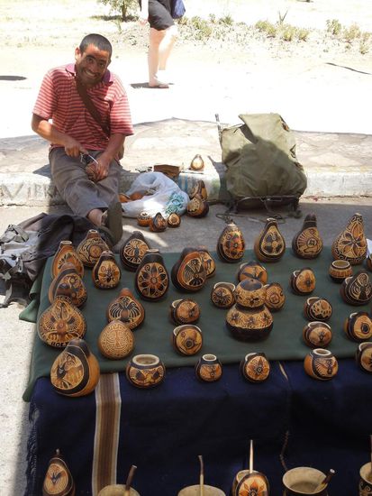 Original Mate-Becher aus Kürbis