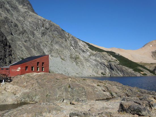 Das Refugio Italia an der Laguna Negra - unser Wanderziel