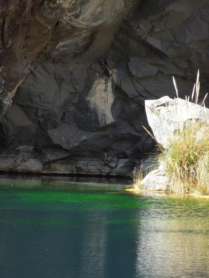 Das Spiegelbild im Wasser ...