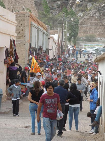 Carnevalszug in Purmamarca