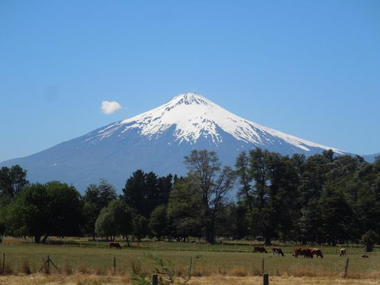 Klassischer Vulkankegel: Vulkan Villarica