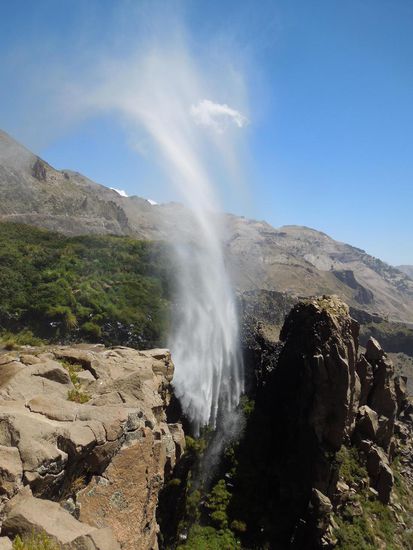 Eine besondere Form von Wasserfall