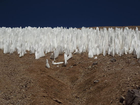 Klägliche Reste von Büßerschneefeldern - seit 7 Jahren gab es hier keinen Schnee mehr!!!