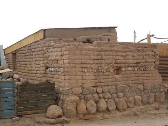 Traditionelles Lehmhaus