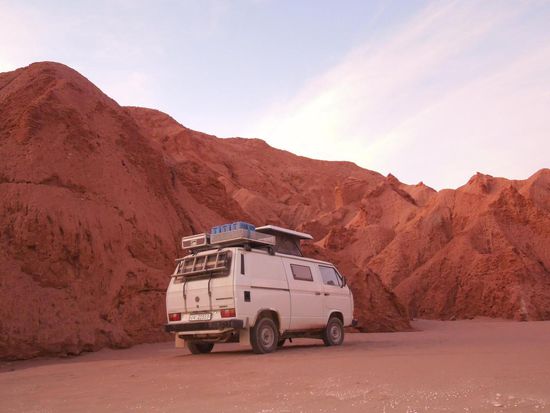 Genialer Schlafplatz im Valle de la Muerte