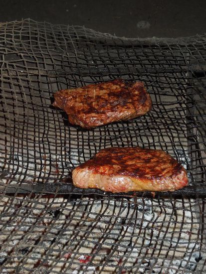 Saftiges Steak nach diesem erlebnisreichen Tag!