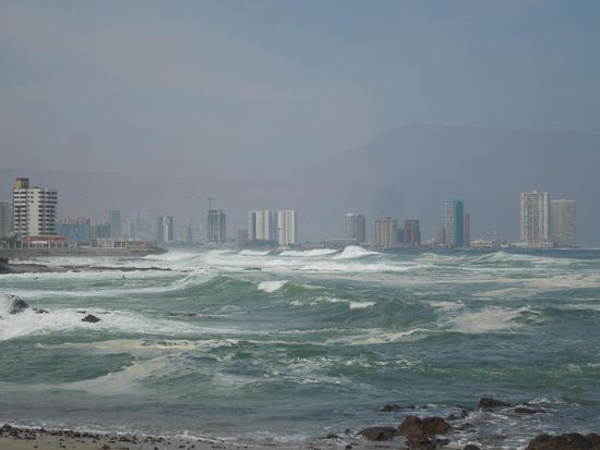Herrliche Brandung  in Iquique
