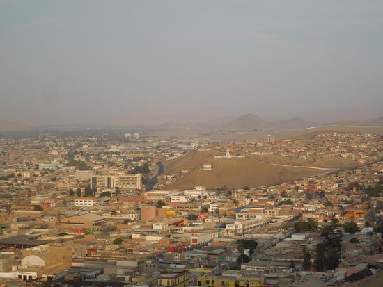 Arica aus der El Morro - Perspektive