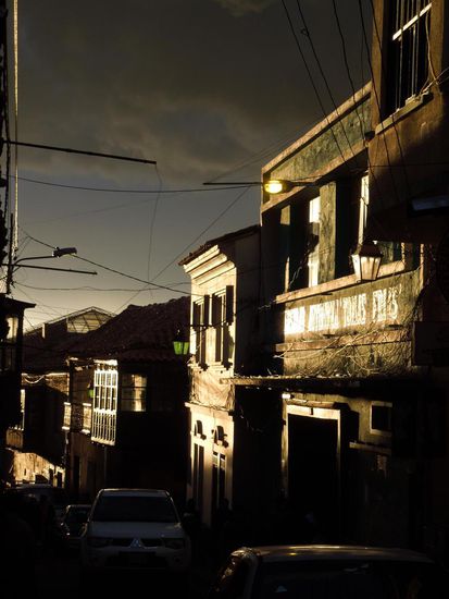 Abendstimmung in Potosís Strassen