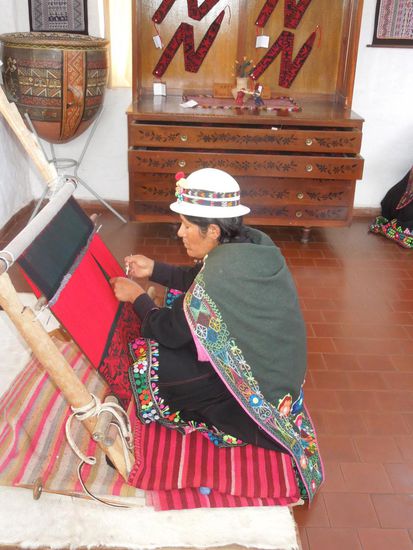 Indigene Webkunst ... ein Wahnsinnshandwerk!