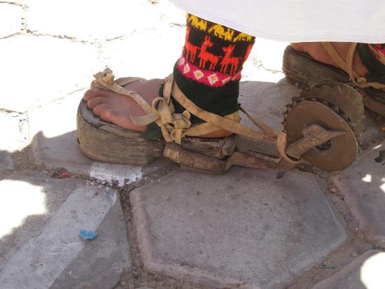 Traditionelle "Musikschuhe"