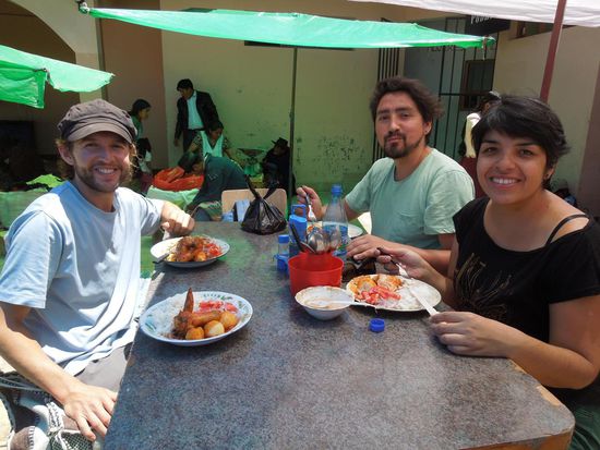 Unterwegs mit einem sympathischen Pärchen aus Chile ...