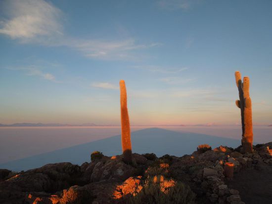 Intensiver Sonnenaufgang
