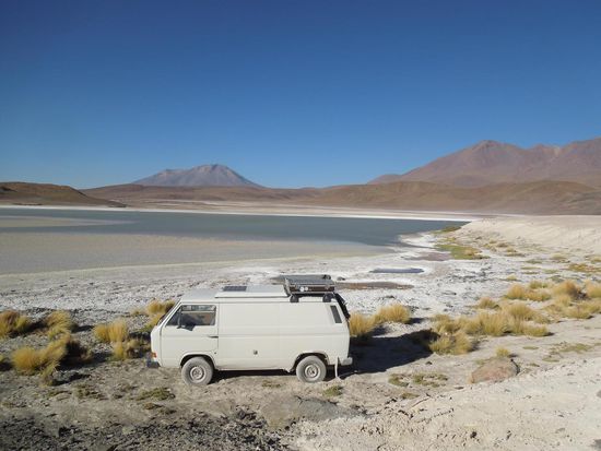 Unser Schlafplatz an der Laguna Honda
