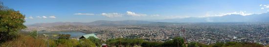 Toller Blick auf Cochabamba