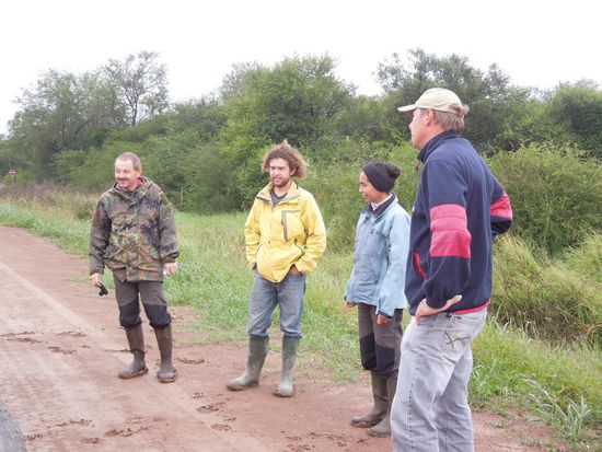 Schlamm-Experten unter sich