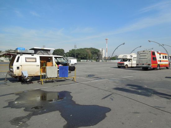 Unser genialer Sambodromo-Stellplatz