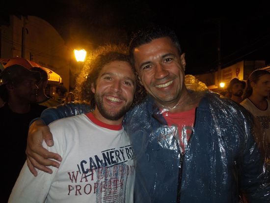 Zwei Claudios beim Public Viewing