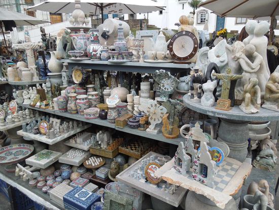 Kleine und grosse Mitbringsel aus Stein - die Qual der Wahl war schwer 