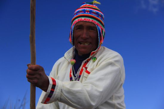 Ein waschechter Uro beim Paddeln