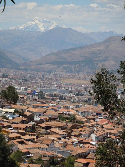 Blick auf das Dächermeer von Cusco