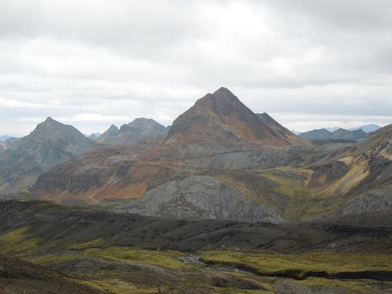 Freier Blick auf Zacken &amp; Gipfel