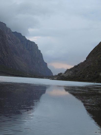 Abendstimmung an der Laguna Orconcocha