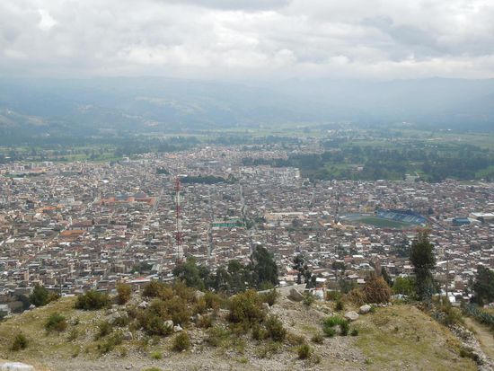 Blick auf Cajamarca