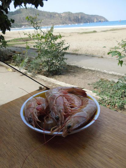 Mit Knobi ein leckeres Mahl.