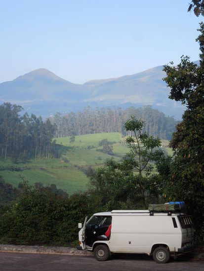 Ruhiges Schlafplätzchen beim Besucherzentrum der Reserva Pasochoa
