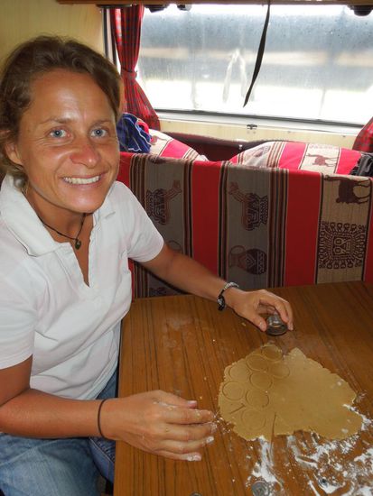 Selbstgebaute Weihnachtsguetzli (= Plätzchen)