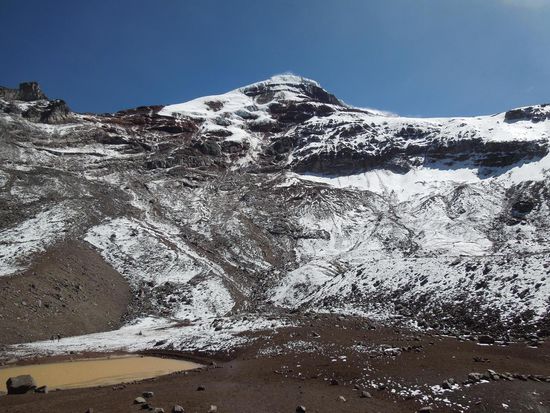 Bis zu der Laguna durften wir stapfen. An der dünnen Luft registrierten wir die mehr als 5000m Höhe.