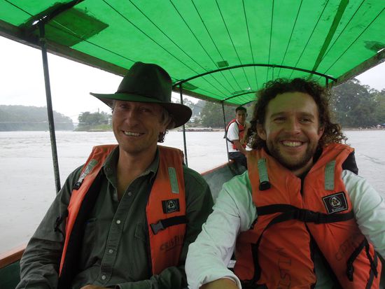 Zwei Männer im Boot ...