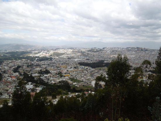 Anfahrt in Ecuadors Hauptstadt
