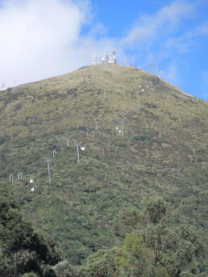 Der Teleferico geht auf 4000m hoch.