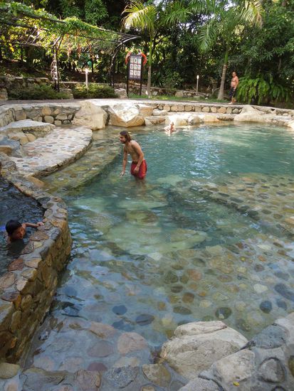 Eine große Badewanne ...