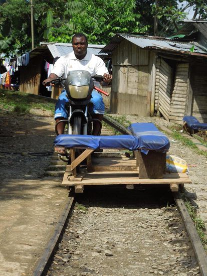 So sieht das startklare Gefährt mit leeren Mitfahrerbänken aus 