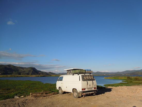 Hier standen wir in der ersten Reihe und genossen einfach das Farbspiel, das die Natur bot ...