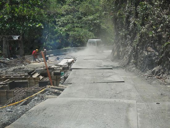Kolumbianischer Strassenbau
