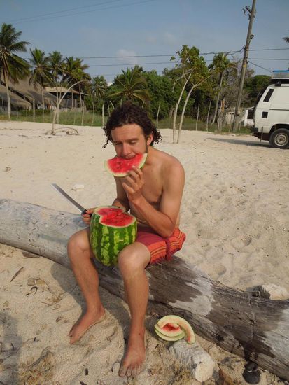 10 Kilo beste Wassermelone in zwei Tagen - kein Problem 